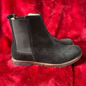 J Jill Chelsea Suede Black Boot SIZE 7